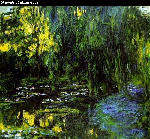 Claude Monet Water Lily Pond and Weeping Willow,